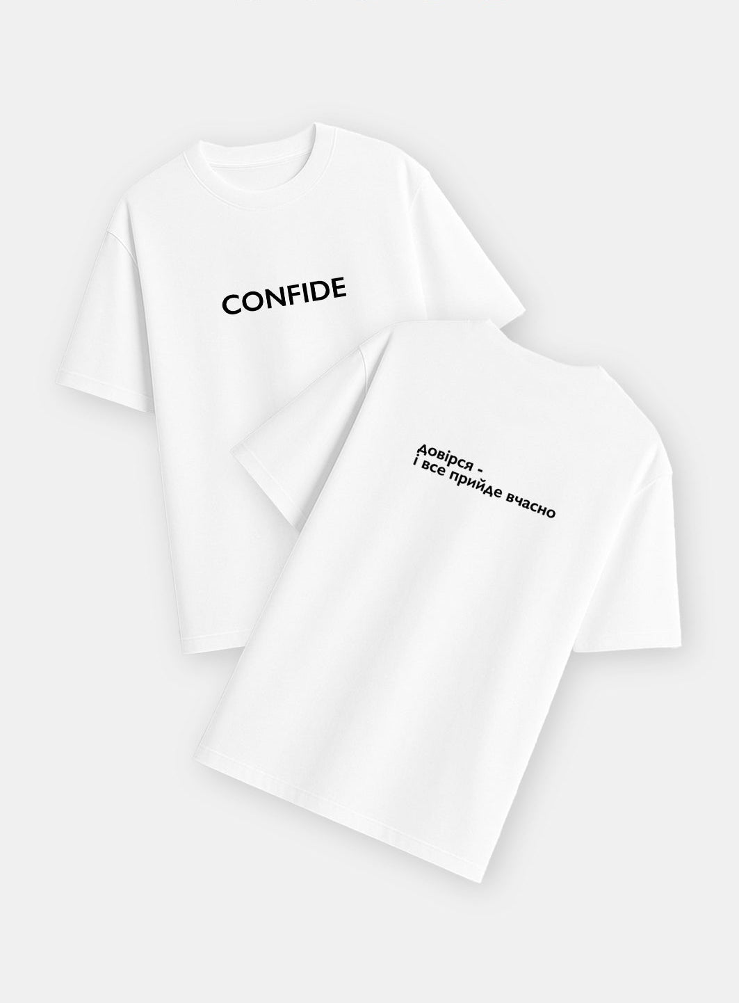 T-shirt “CONFIDE”